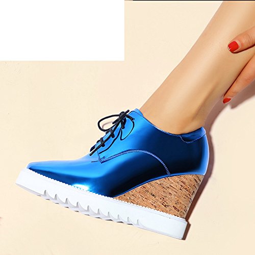 Espadrilles plate-forme en cuir haute couture d'exception