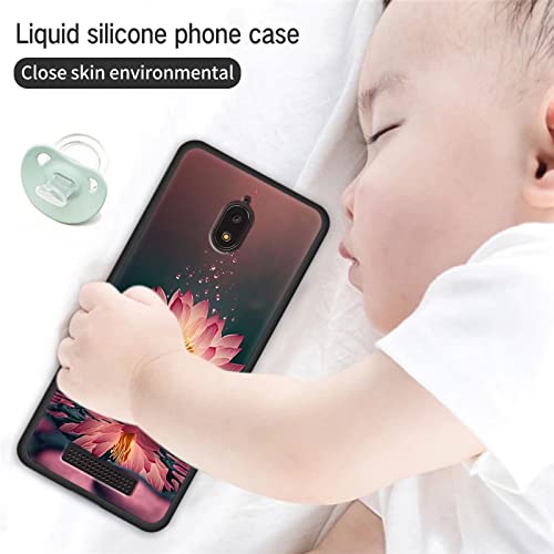 Image of for BLU View 2 /B130DL Soft TPU Case, Slim Fit BLU View 2 Case, Anti Scratch Non-Slip Full Body Protective Shockproof Cover for BLU View 2(5.5 inch 2020), Pink Lotus