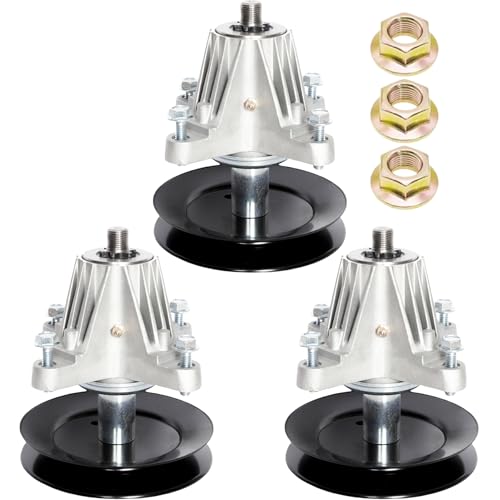 JSXDNWYJ 918-06978 618-06978 Spindle Assembly for 54 Inch Mower Decks Cub Cadet RZT-S54 L54 ZT1-54 ZT2-54 XT1-ST54 GT54 XT2-54 GX54 Troy Bilt TB2454 Craftsman T8400 G8400 Z6660 (3-Pack)