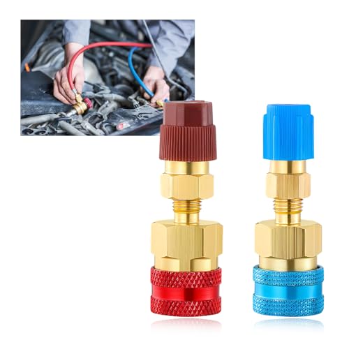 Kit de 2 Conectores Rápidos R1234YF para Aire Acondicionado miniatura 1
