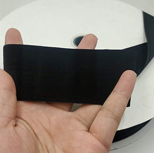 Image of 10 Yards Velvet Ribbon Spool (Black, 2 inch)