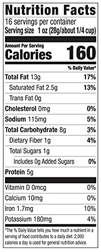 Amazon Brand - Happy Belly Roasted & Lightly Salted Cashews, 16 Ounce #TOP2