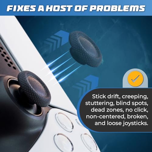 SOSS GAMING® Hall Effect Joysticks UPGRADE Kit for Playstation 5 Dualsense Controllers - Fixes Stick Drift, Broken, and Loose Joysticks (6 Pack) - Thumbnail 6