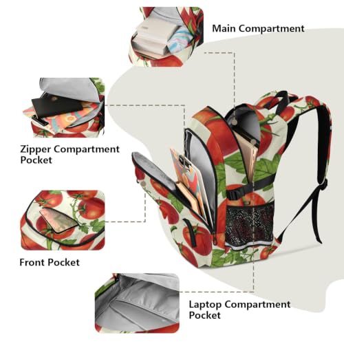 Mochilas para laptop de 17.5 pulgadas Fresh Tomate portátiles 5