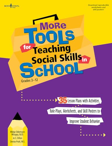 More Tools for Teaching Social Skills livre de compétences sociales du CE2 à la terminale - 2