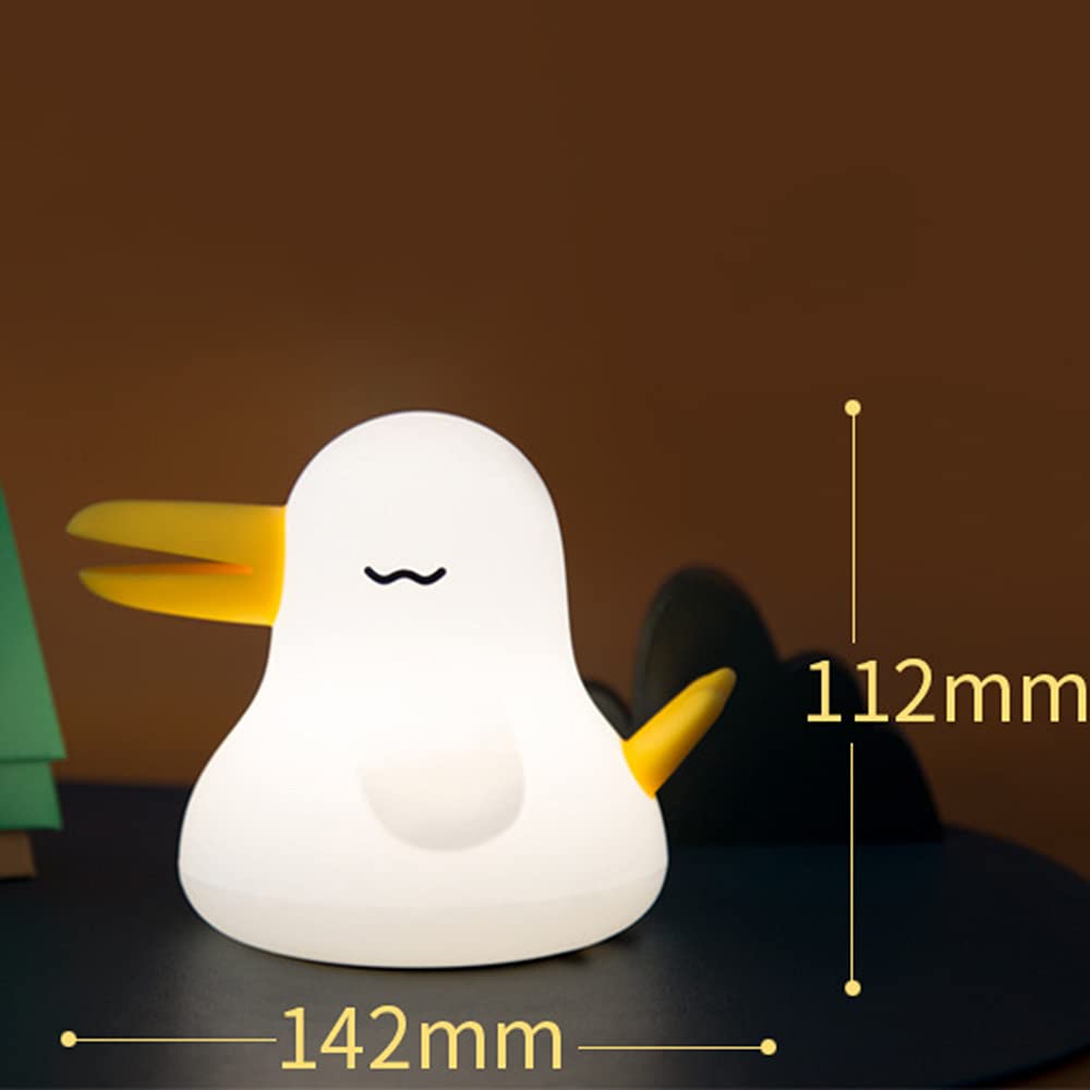 Veilleuse Kiwi avec minuterie d'arrêt Automatique, lumière Kawaii sûre et Durable et Compagnon Lumineux, adaptée à l'alimentation de bébé et au Changement de Couche