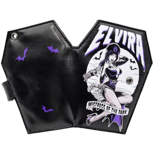 kreepsville 666 Elvira Mistress of the Dark Monsters Hands Pin Up Gothic Coffin Wallet2