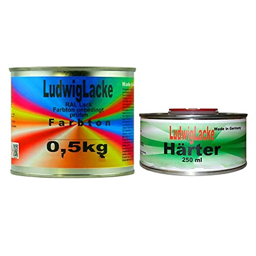 LudwigLacke RAL Lack 0,75 kg Set in Ihrer Wunschfarbe