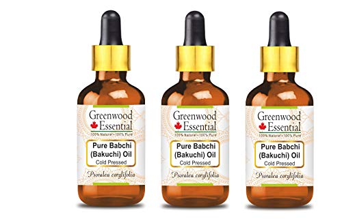 Huile de babchi Bakuchi pure d'exception - Greenwood Essential Psoralea corylifolia 300ml