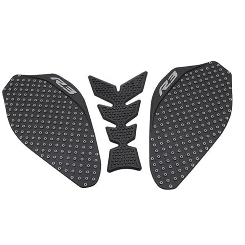 Almohadilla depósito antideslizante Yamaha YZF R3 y pegatinas de agarre de rodilla Color15