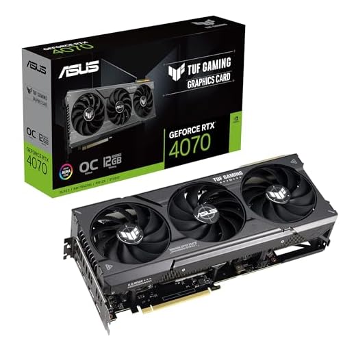 ASUS TUF Gaming NVIDIA GeForce RTX™ 4070 OC Edition Gaming Graphics Card (PCIe 4.0, 12GB GDDR6X, HDMI 2.1, DisplayPort 1.4a)