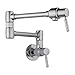 Brizo 62820LF-PC European Pot Filler Double Handle Wall Mount, Chrome by Brizo