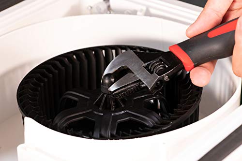 J.h.banhan Adjustable Wrench With Rubberized Anti-Slip Grips- Forged, Heat Treated, Chrome-Plated (8-Inch) #TOP7