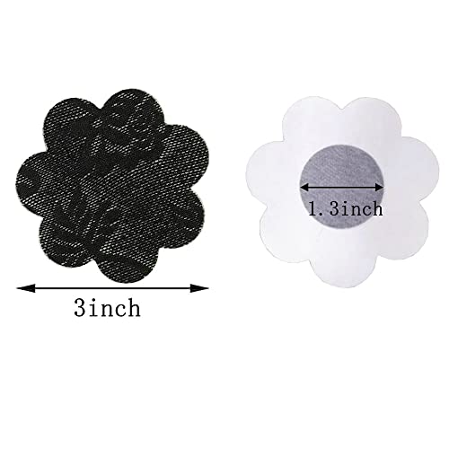 Celamirio Adhesive Pasties Lace Disposable Nipple Covers 14 Pairs #TOP3