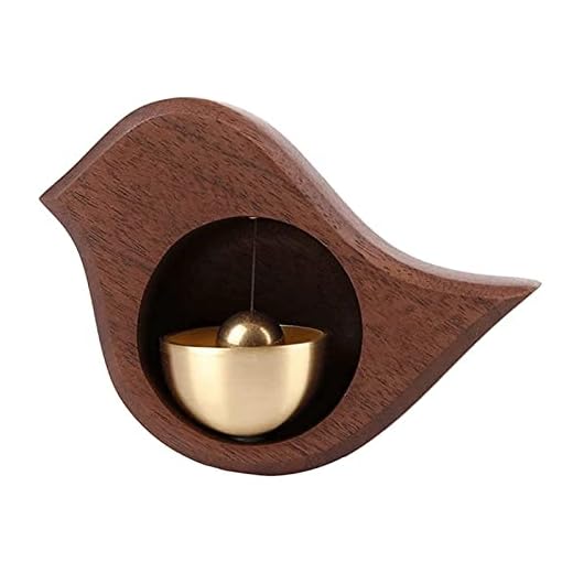 SSYFC Magnetiskt trädörrklocka, butiksringklocka för dörröppning, hängande fågelklocka, lämplig för trädörrar, glasdörrar, kylskåp och utomhus