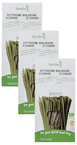 Slendier Fettuccine Biologiche Di Edamame (Confezione da 3)