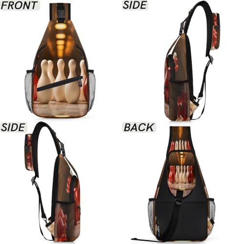 Bolso bandolera deportivo unisex para senderismo y viaje miniatura 6