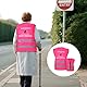 Rentner Geschenk Frau, Ruhestand Renteneintritt Geschenk Frau Warnweste Pink Lustige Weste Rente Lustige Geschenke für Frauen Reflektierende Warnwesten Auto Erwachsene Geschenke für Kollegen Rosa S