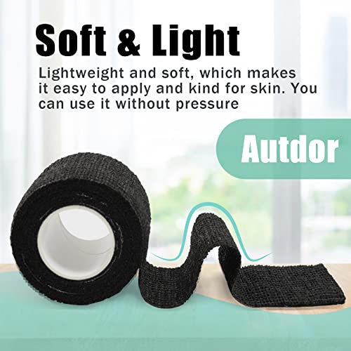 Tattoo-Grip-Cover-Wrap-24Pcs-2-x-5-Yards-Disposable-Cohesive-Tattoo-Grip-Tape-Wrap-Black-Elastic-Bandage-Rolls-Self-Adherent-Tape-for-Tattoo-Machine-Grip-Tube-Sports-Tape Tattoo Grip Cover Wrap 24Pcs 2 x 5 Yards Disposable Cohesive Tattoo Grip Tape Wrap Black Elastic Bandage Rolls Self Adherent Tape for Tattoo Machine Grip Tube Sports Tape