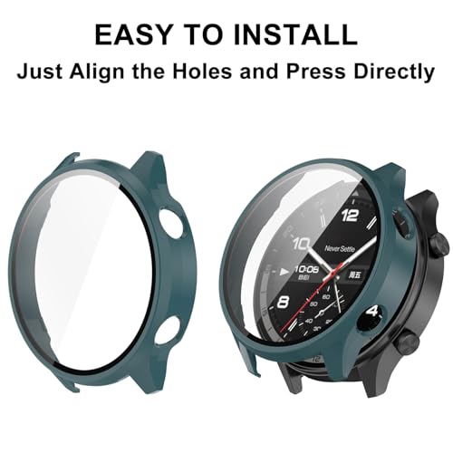 Coque OnePlus Watch 2R en polycarbonate rigide avec protection d'écran intégrée - Lot de 8 - 4