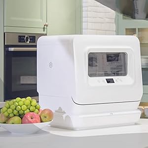 Minivaatwasser, tafelvaatwasser, vaatwasser, 2 waterinlaatmethodes, werkt met/zonder wateraansluiting, 5…