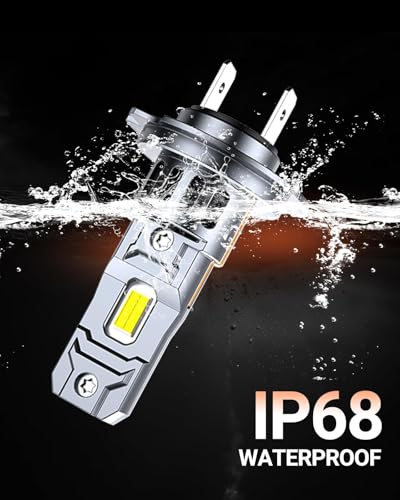 Image of SEALIGHT S2S H7 H7LL Light Bulbs Wireless 40000LM, 800% Brighter H7 LED Fog Bulbs 6500K Cool White, Plug and Play, No Adapter Required, IP68 Waterproof, Pack of 2