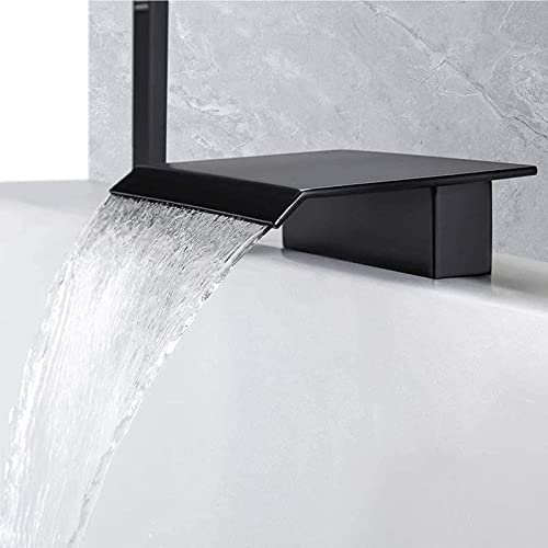 Mitigeur de bain et de douche cascade à poignée unique et laiton robuste - 3