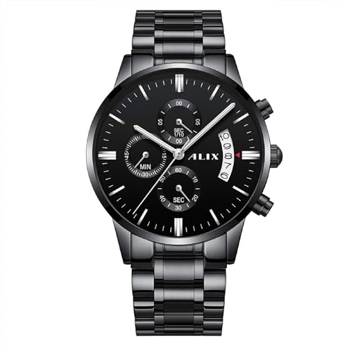 Image of ALIX Stylish Chronograph Date Display Water Resistant Analog Watch for Men