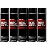 Bondo 737 Heavy Duty Rubberized Undercoating Spray – 18 oz Aerosol, 5-Pack, Textured Finish, Chip and Abrasion Resistant, Non-Paintable, Asphalt-Based