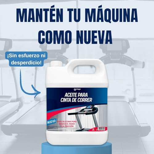 Plantawa Aceite para Cintas de Correr 2L | Lubricante Silicona Cinta Correr. Ideal para Gimnasios, Cintas Domésticas. Aplicación Precisa. Apto para todas las cintas de correr. - imagen 6