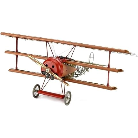 Artesanía Latina – Wooden & Metal Aircraft Model Kit – World War I German Fighter, Triplane Fokker Dr. I, Red Baron – Model 20350, 1:16 Scale – Models to Assemble – Advanced Level Cover