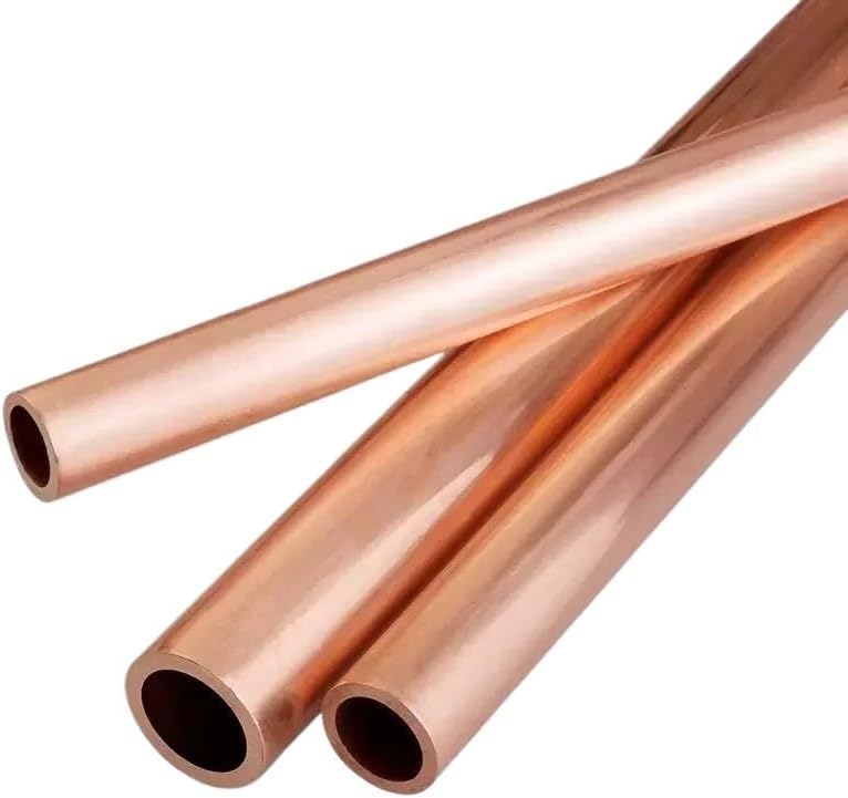 Length 500mm Red Copper Tube Hollow Copper Round Pipe CNC Metal OD 1.5mm 2mm 3mm 4mm 5mm 6mm 7mm 8mm 9mm 10mm ID 1mm~8.5mm(OD1.5 x ID1mm 2pcs)