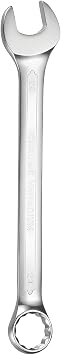 sourcing map Combination Wrench 28mm Open End & 15-Degree Offset