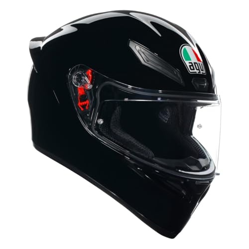 AGV K1 S Street Full Face Motorcycle Helmet (Black, X-Large)