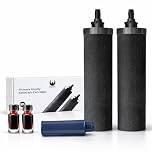 Phoenix Gravity KokoCarb NSF Certified Carbon Filter Cartridges (Pack of 2) – Coconut Shell Activated Carbon Replacement for Gravity Water Filters – Compatible with Other Countertop Filter Systems