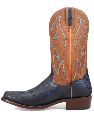Dan Post Men's Exotic Ostrich Leg Western Boot Square Toe - Dps11103