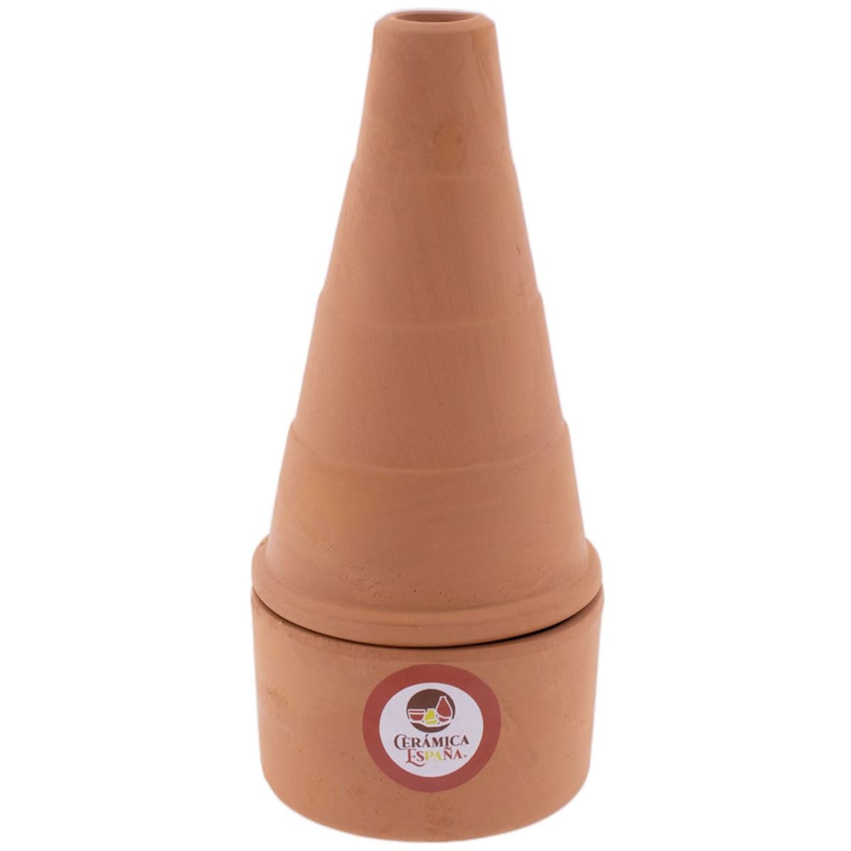 CERÁMICA ESPAÑA® | Incenso camino in argilla rossa | Incensieri religiosi | Incensieri in argilla | Incenso Pasqua | Bruciatore profumo, 8 x 8 x 18 cm
