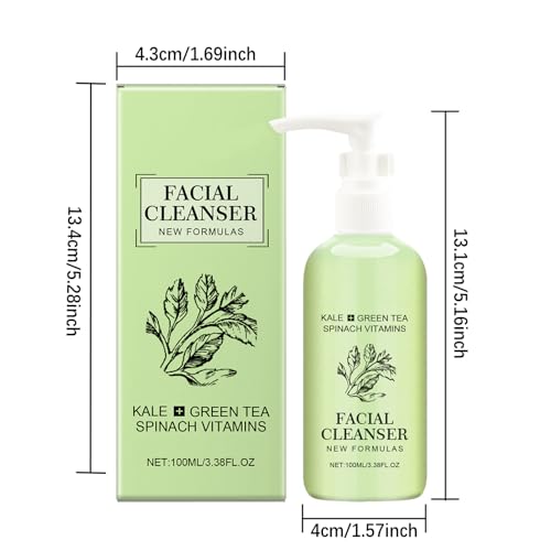 Gentle Facial Cleanser, 100 ml Cleansing Cream Daily Cleanser - Image 4