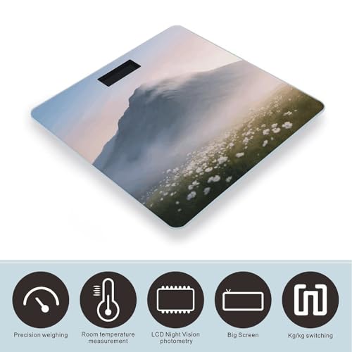 Báscula digital Serenity para baño con vidrio templado miniatura 3