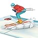 Produktbild papercrush® Pop-Up Karte Skifahrerin - Lustige 3D Gutscheinkarte für Frauen (Freundin, Mama, Ehefrau), Reisegutschein für Skiurlaub, Handgemachte Ski Geschenkkarte, Winter Geburtstagskarte