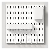 ✦ Performance multifonctionnelle : l'organisateur mural en panneau perforé peut être installé dans votre garage, bureau, espace de travail, magasin, maison et cuisine, pratique for accrocher et ranger de petits objets, et vous pouvez également l'assortir avec des crochets for panneau perforé et des boîtes de pièces appropriées.