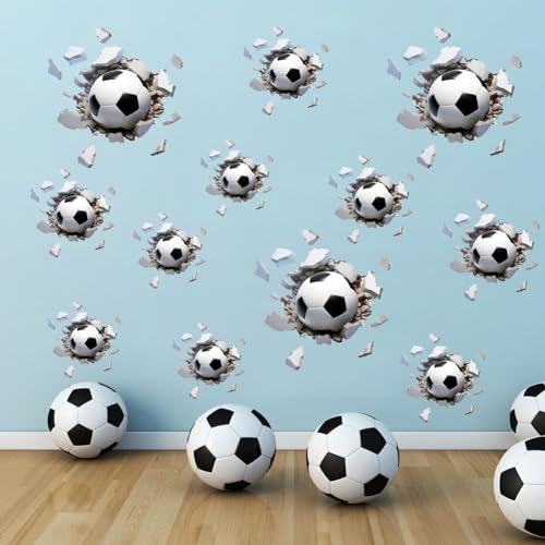 Runtoo Vinilo Decorativo 3D Soccer para Pared miniatura 2