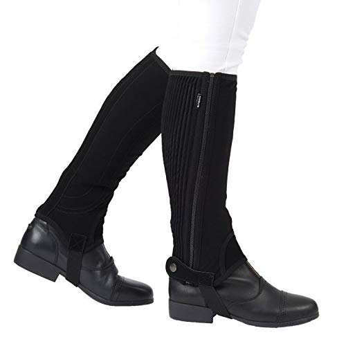 Dublin Children s Easy-Care Half Chaps II Black Large