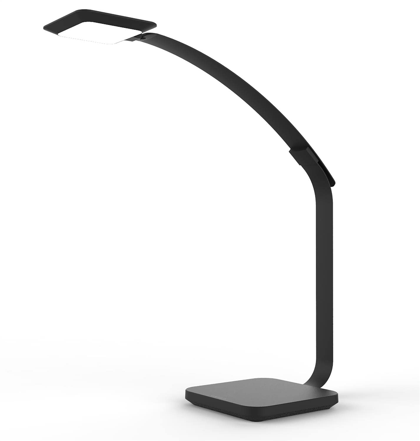UNILUX 400110241 TIMELIGHT lampa biurkowa LED, kolor czarny, regulacja natężenia światła/koloru za pomocą aplikacji, automatyczne dostosowanie oświetlenia do biorytmu