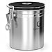 Coffee Gator Coffee Canister, Airtight 16oz Stainless Steel and 4oz Borosilicate Glass Jar Travel Kitchen Food Storage Container with Date Tracker, Scoop for Grounds, Beans, Sugar, Tea, Cookies