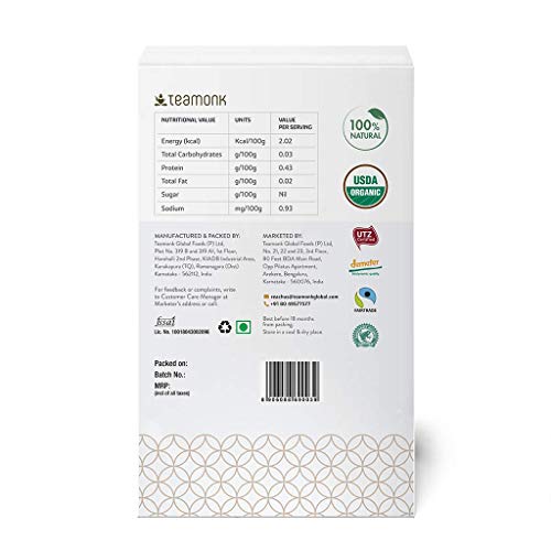 Teamonk Reeti Premium Himalayan Organic White Tea Loose Leaf (50 Cups) - 3.5 Oz | 100% Natural Tea | Powerful Antioxidant Tea Leaves | Tea For Glowing Skin | Immunity Boosting Tea | No Additives #TOP1