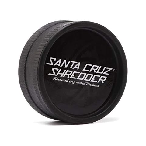 Santa Cruz Shredder Eco Biodegradable Hemp Grinder - Black Edition - 2 Piece Cover