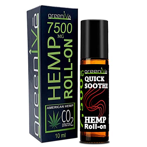 Hemp Oil 28,000Mg (2 Pack) + Quick Soothe Roll-On 7,500Mg Bundle #TOP2