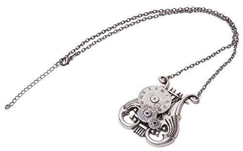  Collana Steampunk - Arpa Lira - Argento