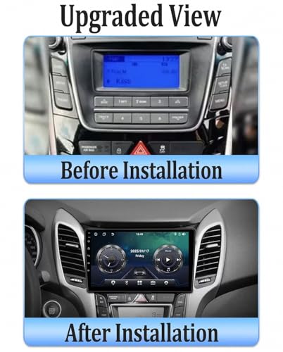 Pantalla con Carplay y Android Auto Inalámbricos para Hyundai I30 con Bluetooth 6